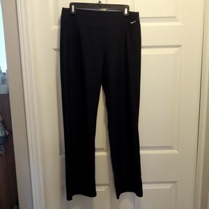 Nike Dri-fit Straight Leg Mid-rise Yoga Pants